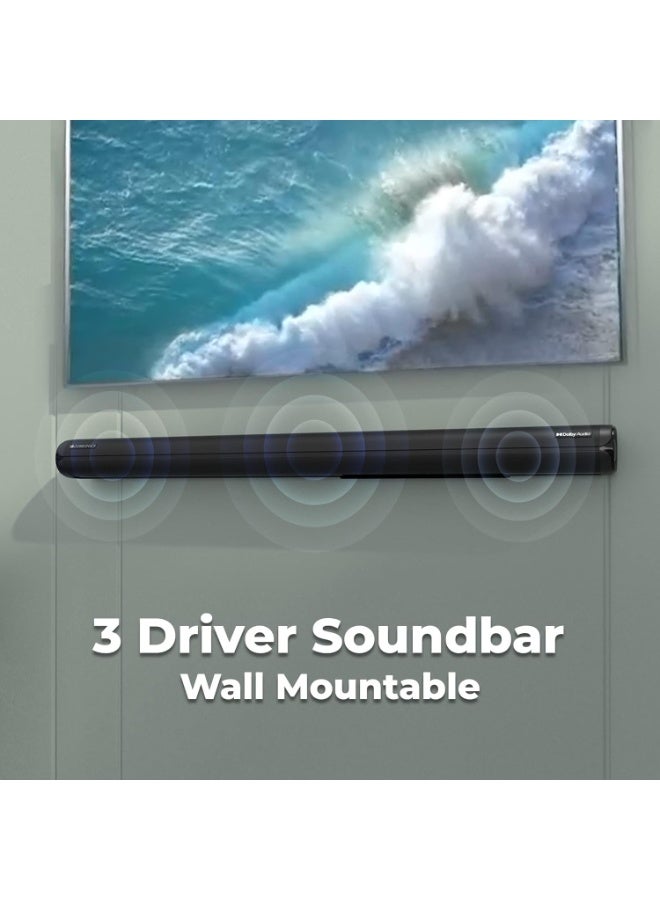 ZEBRONICS Zeb-Juke BAR 9500WS PRO Dolby 5.1 soundbar with Wireless Satellites, Dolby Audio, 525 Watts Output Power, 16.5cm subwoofer, HDMI ARC, Optical, BT v5.0, LED Display, Wall Mount and AUX,Black - Image 3